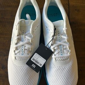 Travis Mathew White and Blue Athletic Shoes NWT Sz 13